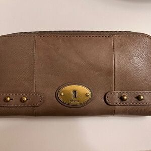 Fossil Tan Leather Wallet